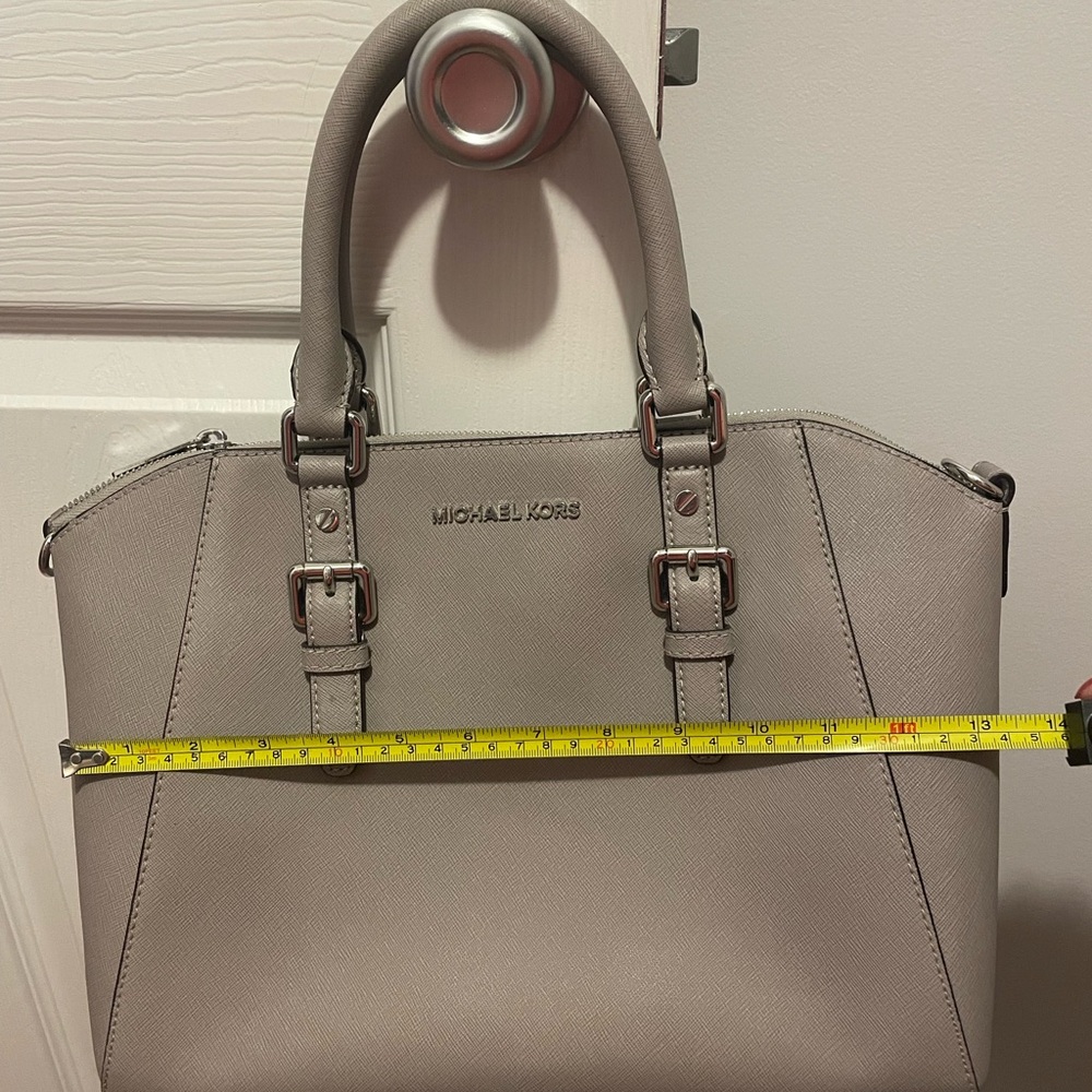 Michael Kors Light Gray Satchel